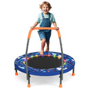 Mini Trampoline Folding Small Rebounder for Kids with Lights by LJGDeals