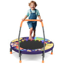 Mini Trampoline Folding Small Rebounder for Kids with Lights by LJGDeals