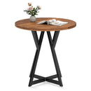 Round Dining Table 36 Inch with Metal Pedestal Base by LJGDeals