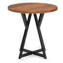 Round Dining Table 36 Inch with Metal Pedestal Base by LJGDeals