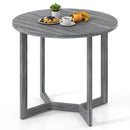 36 Inch Round Wood Dining Table for 2-4 People with Wing-shaped Pedestal Base by LJGDeals