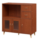 36 Inch Sideboard Buffet Cabinet with Open Compartment by LJGDeals