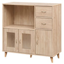 36 Inch Sideboard Buffet Cabinet with Open Compartment by LJGDeals