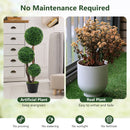 36 Inch Tall Artificial Boxwood Topiary Tree in Pot by DirectDeals