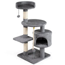 36 Inch Tall Kitten Tower with Condo and Plush Perch by LJGDeals