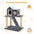 36 Inch Tower Condo Scratching Posts Ladder Cat Tree by LJGDeals