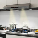 36 Inch Under Cabinet Range Hood 900 CFM Kitchen Stove Vent with Oil Collector-Silver by LJGDeals