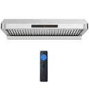 36 Inch Under Cabinet Range Hood 900 CFM Kitchen Stove Vent with Oil Collector-Silver by LJGDeals