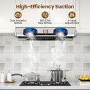 36 Inch Under Cabinet Range Hood 900 CFM Kitchen Stove Vent with Oil Collector-Silver by LJGDeals