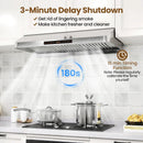36 Inch Under Cabinet Range Hood 900 CFM Kitchen Stove Vent with Oil Collector-Silver by LJGDeals