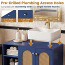 36 Inch Under Sink Cabinet Boho for Vessel Sinks and Single-Handle Faucets by LJGDeals