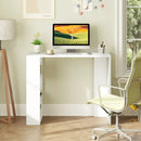 36 Inch White Computer Desk with 3 Open Shelves for Home Office Study-White by LJGDeals