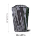 36" Large Capacity Commercial Outdoor Modern Trash Waste Garbage Bin With Top Cover (SAK62597)