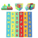 36-Piece Interlocking Baby Puzzle Floor Tiles with Educational Alphabet by LJGDeals