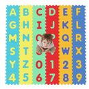 36-Piece Interlocking Baby Puzzle Floor Tiles with Educational Alphabet