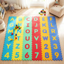 36-Piece Interlocking Baby Puzzle Floor Tiles with Educational Alphabet