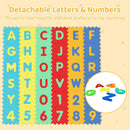 36-Piece Interlocking Baby Puzzle Floor Tiles with Educational Alphabet