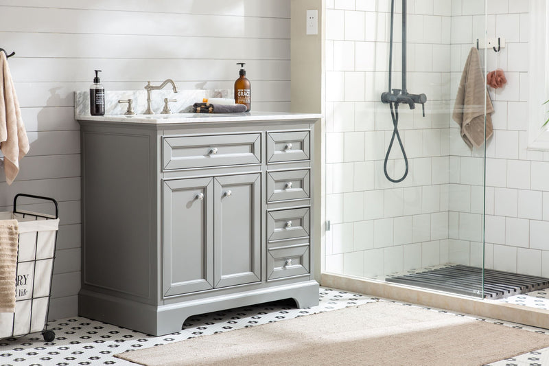 South Bay 36" Bathroom Vanity Gray