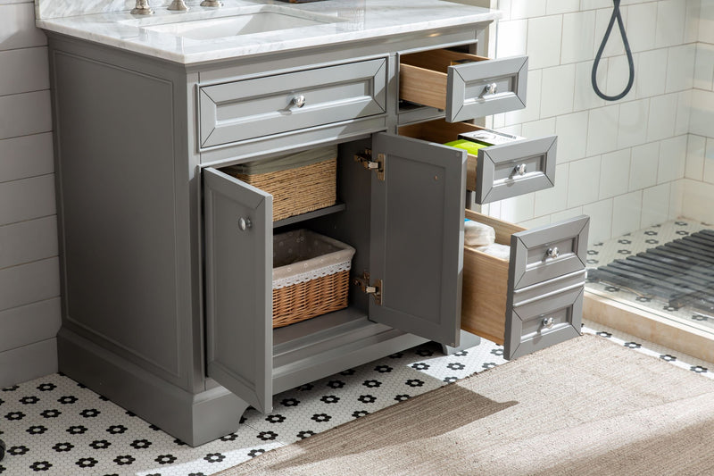 South Bay 36" Bathroom Vanity Gray