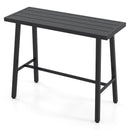 36 Inches Patio Counter Height Bar Table with Adjustable Foot Pads by LJGDeals