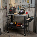 Welding Table 36x18" with 144 Fixture Holes and Lockable Wheels by LJGDeals