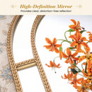 36 x 24 Inch Decorative Mirror with Beaded Frame for Living Room by DirectDeals