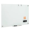 36 x 24 Inches Glass Whiteboard with Eraser and Removable Tray by LJGDeals