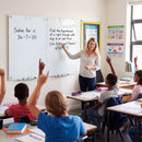 36 x 24 Inches Glass Whiteboard with Eraser and Removable Tray by LJGDeals