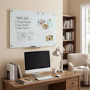 36 x 24 Inches Glass Whiteboard with Eraser and Removable Tray by LJGDeals