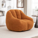Comfy Bean Bag Chair With Memory Foam Filler, Tufted Soft by Unique Piece Furniture
