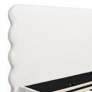 Stockholm - Modern Wavy Headboard Platform Bed by HouseOfZazla
