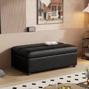 Twin Size Folding Ottoman Sleeper Bed With Mattress Convertible Guest Bed by HouseOfZazla