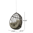 Teardrop Hanging Chair With 8Ft Chain by HouseOfZazla