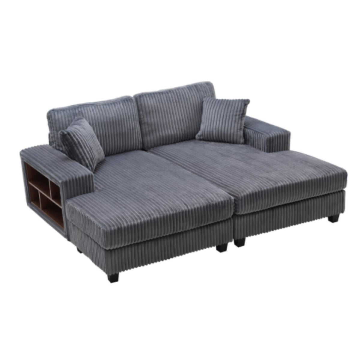 Convertible Sectional Sofa, Sleeper Oversized Living Room Lounge, photo 3 of 28