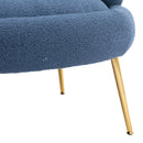 Accent Chair, leisure sofa with Golden feet