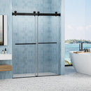Double Sliding Frameless Soft-Close Shower Door