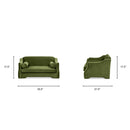 Paloma 35.5" Dog Sofa Bed - Medium in Olive