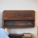 Curve Upper Slot Floating Nightstand by Unique Piece Furniture