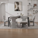 Armless Curved Back Accent Chairs by Unique Piece Furniture