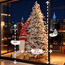 9 Ft Artificial Christmas Tree With Realistic Branches