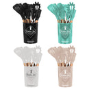 35Pcs Kitchen Cooking Utensils Set Spatula Set Baking Utensil Set Kitchen Accessories Necessities with Holder Egg Whisk Separator Tong Turner Spoons C