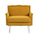Accent Chair, Living Room Chair / leisure single sofa with acrylic feet