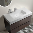 Alice - Bathroom Vanity Wall Mounted With Sink, Large Storage Floating Bathroom Vanity For Modern Bathroom, One-Piece Sink Basin Without Drain And Faucet by HouseOfZazla