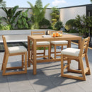 Patio Bar Set With Ergonomic Chairs by HouseOfZazla