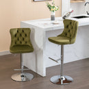Swivel Adjustable Height Barstools Set of 2 by HouseOfZazla