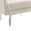 Accent Chair, Living Room Chair / leisure single sofa with acrylic feet