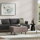 Shay - Large Square Coffee Table Storage Ottoman Mid-Century Style by Unique Piece Furniture