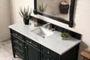 James Martin Brittany 60" Single Bathroom Vanity, Black Onyx