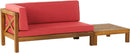 Brava X Back Corner Bench With Coffee Table by HouseOfZazla