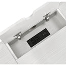Verster - Writing Desk With USB - Black / Natural